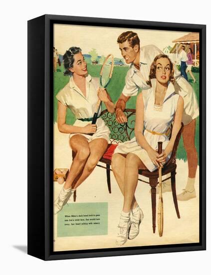 Tennis, Maudson, 1953, UK-null-Framed Premier Image Canvas