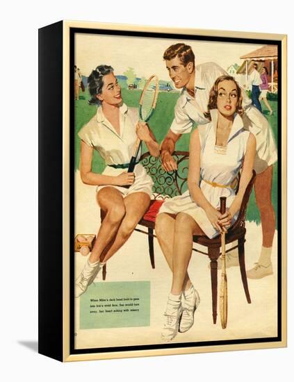 Tennis, Maudson, 1953, UK-null-Framed Premier Image Canvas