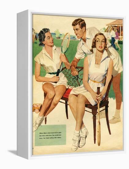 Tennis, Maudson, 1953, UK-null-Framed Premier Image Canvas