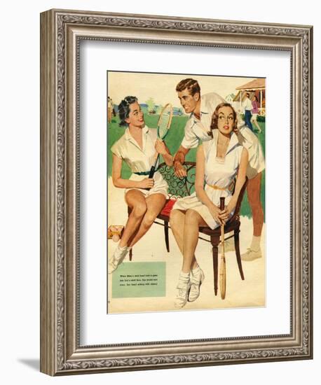 Tennis, Maudson, 1953, UK-null-Framed Giclee Print