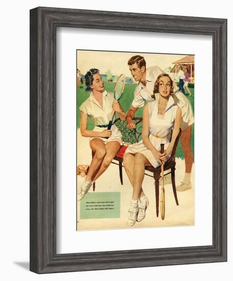 Tennis, Maudson, 1953, UK--Framed Giclee Print