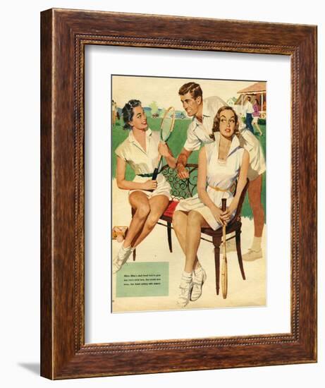 Tennis, Maudson, 1953, UK-null-Framed Giclee Print