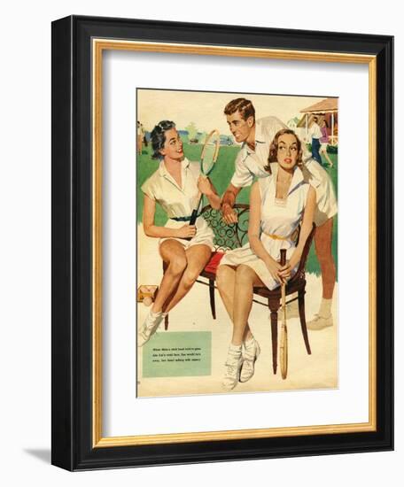 Tennis, Maudson, 1953, UK-null-Framed Giclee Print