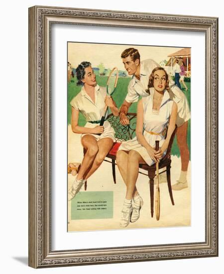 Tennis, Maudson, 1953, UK-null-Framed Giclee Print