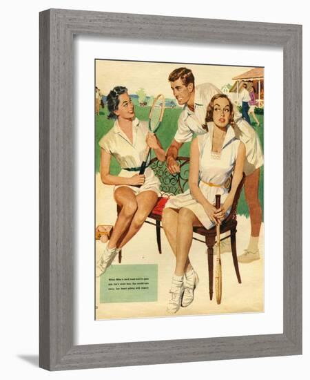 Tennis, Maudson, 1953, UK-null-Framed Giclee Print