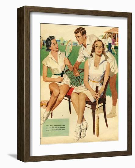 Tennis, Maudson, 1953, UK-null-Framed Giclee Print