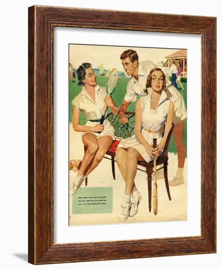 Tennis, Maudson, 1953, UK-null-Framed Giclee Print