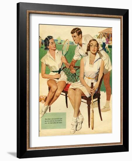 Tennis, Maudson, 1953, UK-null-Framed Giclee Print