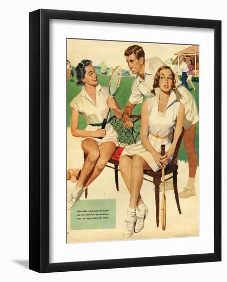 Tennis, Maudson, 1953, UK-null-Framed Giclee Print