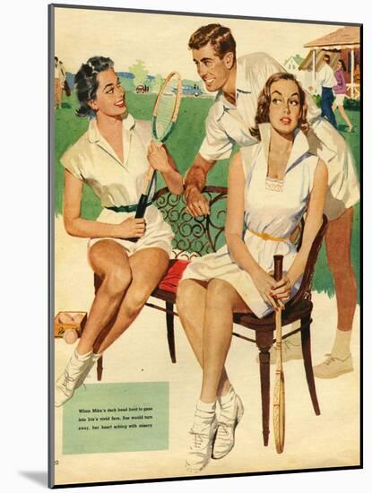 Tennis, Maudson, 1953, UK-null-Mounted Giclee Print