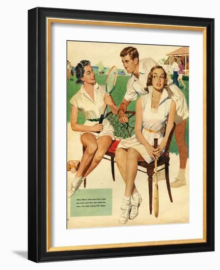 Tennis, Maudson, 1953, UK-null-Framed Giclee Print