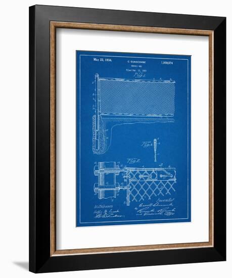 Tennis Net Patent-null-Framed Premium Giclee Print