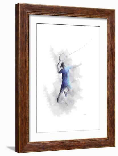 Tennis Player 1-Marlene Watson-Framed Giclee Print