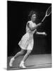 Tennis Player Maureen Connolly, Serving the Ball-Allan Grant-Mounted Premium Photographic Print