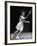 Tennis Player Maureen Connolly, Serving the Ball-Allan Grant-Framed Premium Photographic Print