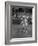 Tennis Player Pierre Pellizza in Action-null-Framed Photographic Print