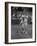 Tennis Player Pierre Pellizza in Action-null-Framed Photographic Print