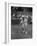 Tennis Player Pierre Pellizza in Action-null-Framed Photographic Print