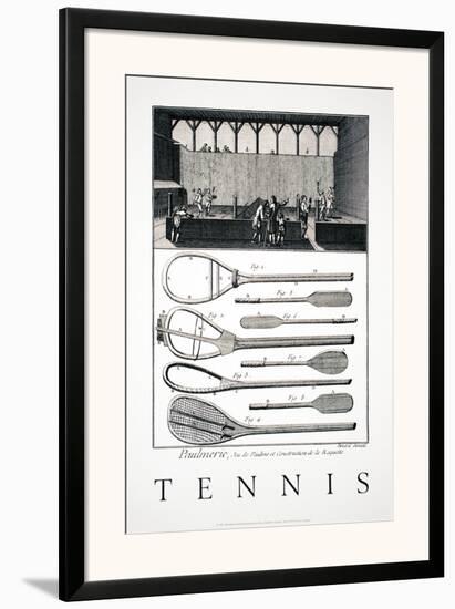 Tennis Players-Benard Direxit-Framed Art Print