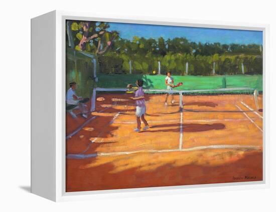 Tennis Practise , Cap d’Adge, France, 2013-Andrew Macara-Framed Premier Image Canvas