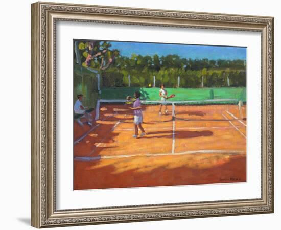 Tennis Practise , Cap d’Adge, France, 2013-Andrew Macara-Framed Giclee Print