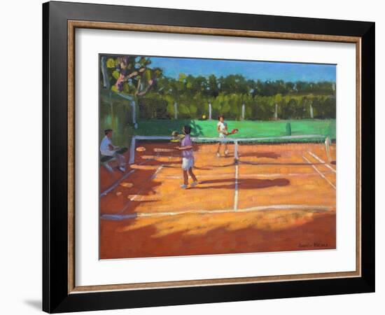 Tennis Practise , Cap d’Adge, France, 2013-Andrew Macara-Framed Giclee Print