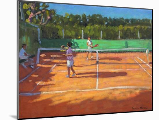 Tennis Practise , Cap d’Adge, France, 2013-Andrew Macara-Mounted Giclee Print