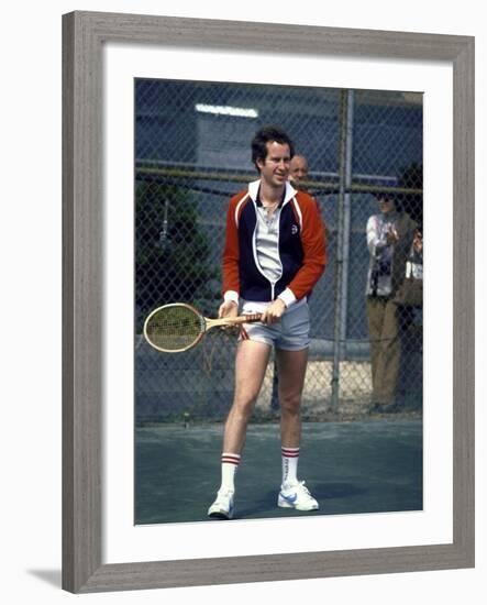 Tennis Pro John Mcenroe-David Mcgough-Framed Premium Photographic Print