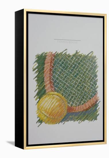 Tennis Racquet-Patti Mollica-Framed Premier Image Canvas