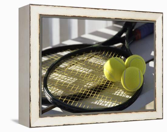 Tennis Still Life-null-Framed Premier Image Canvas