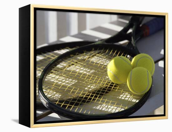 Tennis Still Life-null-Framed Premier Image Canvas