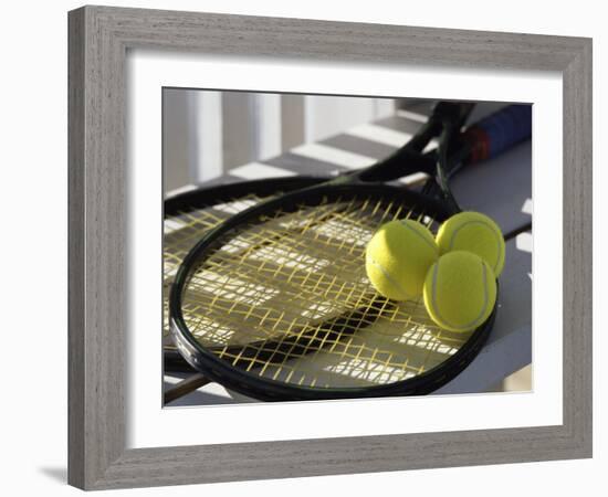 Tennis Still Life-null-Framed Photographic Print