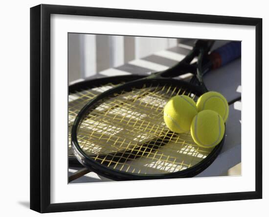 Tennis Still Life-null-Framed Photographic Print