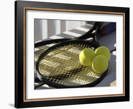 Tennis Still Life-null-Framed Photographic Print