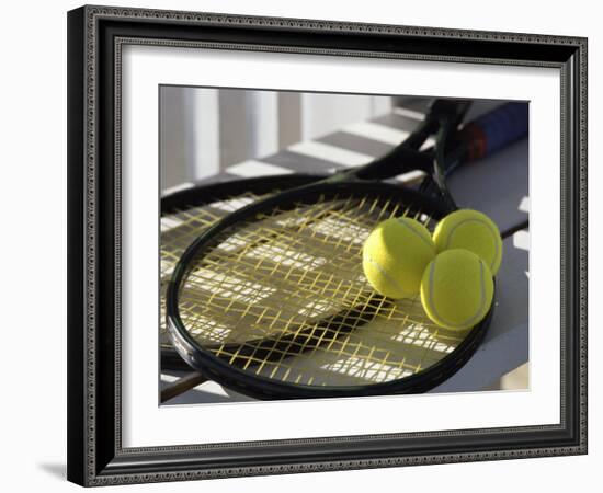 Tennis Still Life-null-Framed Photographic Print