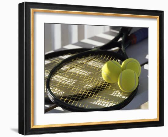 Tennis Still Life-null-Framed Photographic Print