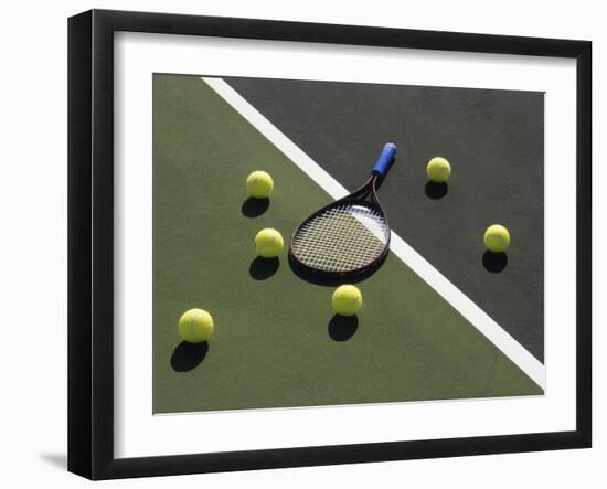 Tennis Still Life-null-Framed Photographic Print