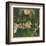 Tennis Tournament, 1920-George Bellows-Framed Giclee Print