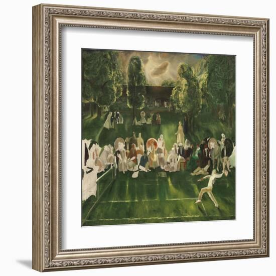 Tennis Tournament, 1920-George Bellows-Framed Art Print