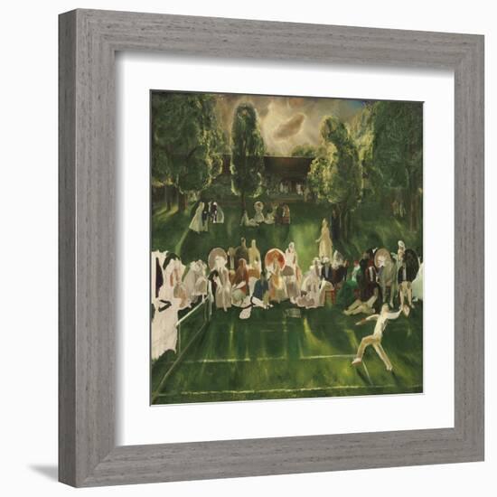 Tennis Tournament, 1920-George Bellows-Framed Art Print