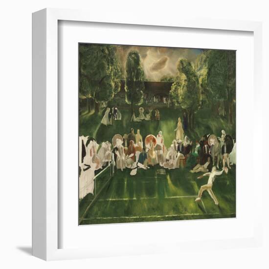 Tennis Tournament, 1920-George Bellows-Framed Art Print