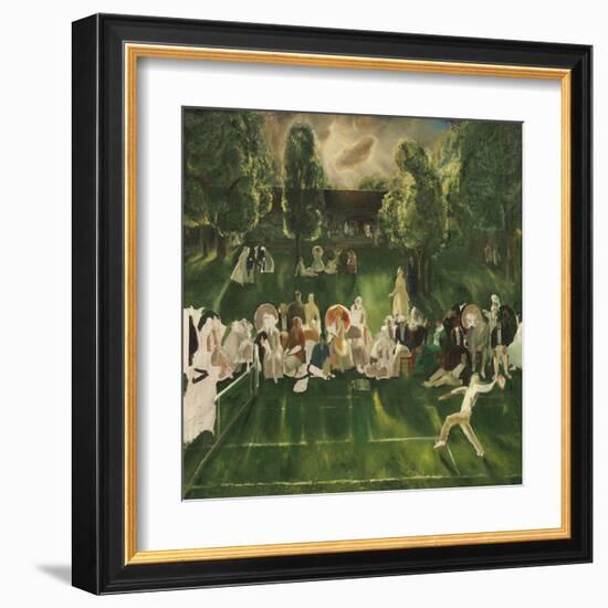 Tennis Tournament, 1920-George Bellows-Framed Art Print