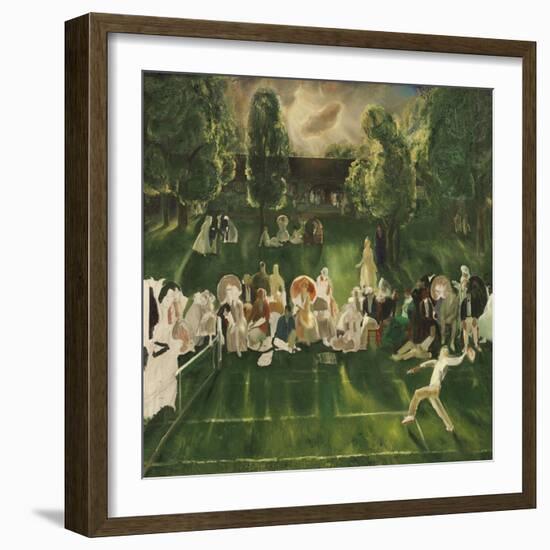 Tennis Tournament, 1920-George Bellows-Framed Art Print