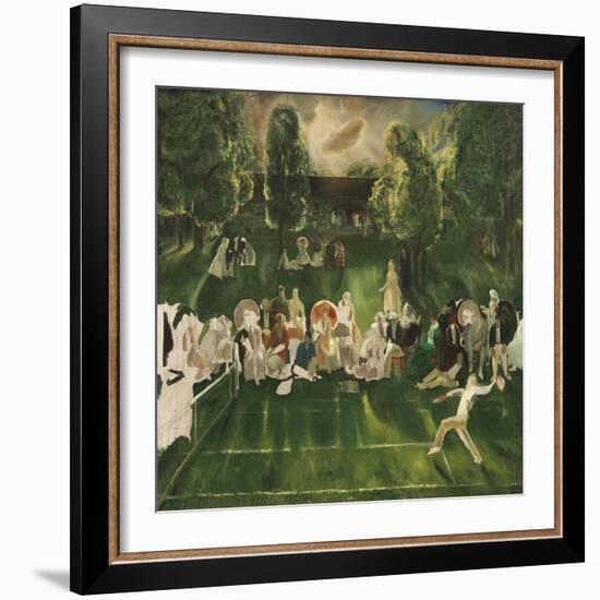 Tennis Tournament, 1920-George Bellows-Framed Art Print