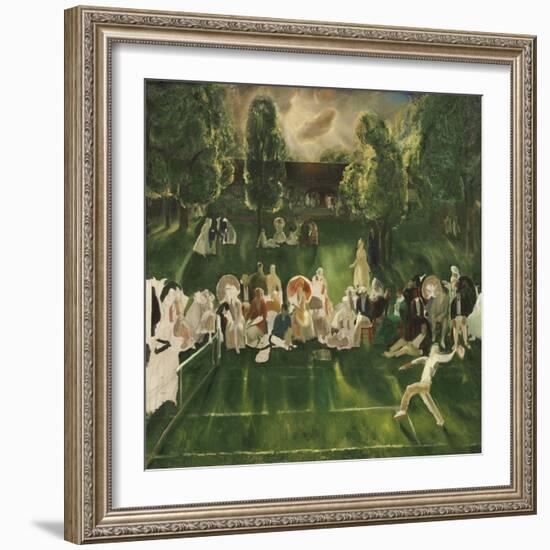 Tennis Tournament, 1920-George Bellows-Framed Premium Giclee Print