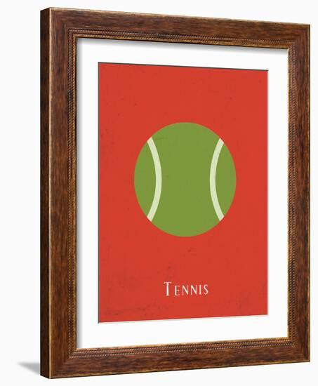 Tennis-null-Framed Art Print