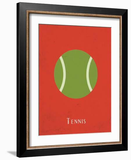 Tennis-null-Framed Art Print