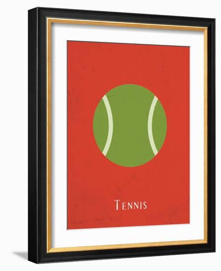 Tennis-null-Framed Art Print