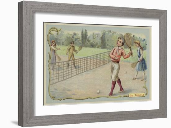 Tennis-null-Framed Giclee Print
