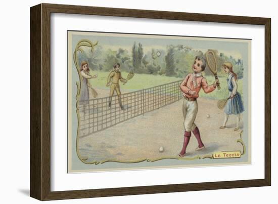 Tennis-null-Framed Giclee Print